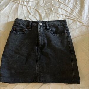 GAP black Denim Mini Skirt